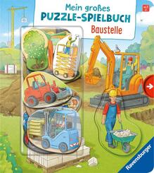 Mein großes Puzzle-Spielbuch - Baustelle