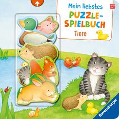 Mein liebstes Puzzle-Spielbuch - Tiere