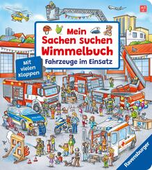 Sachen suchen - Wimmelbuch: Fahrzeuge im Einsatz