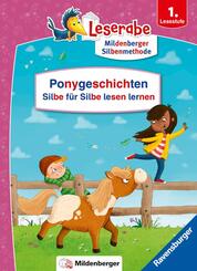 Leserabe Sonderausgaben - Ponygeschichten - Silbe für Silbe lesen lernen