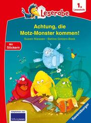 Leserabe 1. Lesestufe - Achtung, die Motz-Monster kommen!