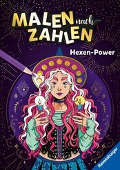 Malen nach Zahlen - Hexen-Power