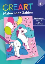 CreArt Malen nach Zahlen ab 5: Zauberponys