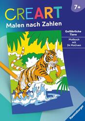 CreArt Malen nach Zahlen ab 7: Gefährliche Tiere