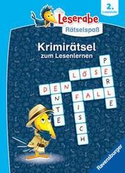 Leserabe Rätselspaß - Krimirätsel zum Lesenlernen, 2. Lesestufe