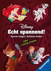 Disney - Echt spannend! Spuren folgen, Sch&auml;tze finden - zum Lesenlernen