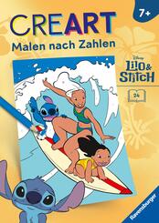 CreArt Malen nach Zahlen ab 7 Disney - Lilo & Stitch