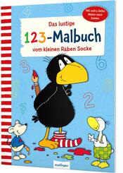 Der kleine Rabe Socke: Das lustige 1 2 3 ? Malbuch vom kleinen Raben Socke