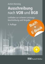 Ausschreibung nach VOB und BGB - mit E-Book (PDF), m. 1 Buch, m. 1 Beilage