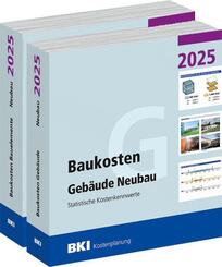 BKI Baukosten Geb&auml;ude + Bauelemente Neubau 2025 - Kombi Teil 1-2