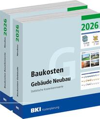 BKI Baukosten Geb&auml;ude + Bauelemente Neubau 2026 - Kombi Teil 1-2