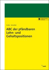 ABC der pf&auml;ndbaren Lohn- und Gehaltspositionen