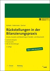 R&uuml;ckstellungen in der Bilanzierungspraxis