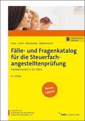 F&auml;lle- und Fragenkatalog f&uuml;r die Steuerfachangestelltenpr&uuml;fung
