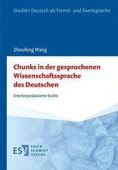 Chunks in der gesprochenen Wissenschaftssprache des Deutschen