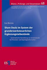 Share Deals im System der grunderwerbsteuerlichen Erg&auml;nzungstatbest&auml;nde