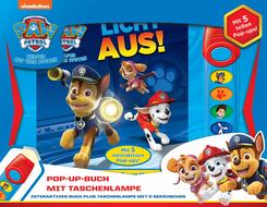 PAW Patrol, Licht aus! Buch mit 5 interaktiven Pop-ups + Taschenlampe mit 5 Geräuschen