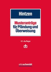 Musterantr&auml;ge f&uuml;r Pf&auml;ndung und &Uuml;berweisung