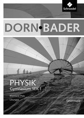 Dorn / Bader Physik SI - Ausgabe 2016 f&uuml;r Rheinland - Pfalz