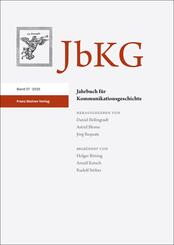 Jahrbuch f&uuml;r Kommunikationsgeschichte 27 (2025)