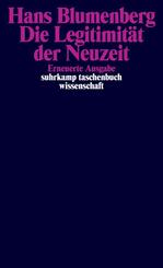 Die Legitimit&auml;t der Neuzeit