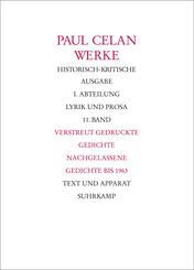 Verstreut gedruckte Gedichte, Nachgelassene Gedichte bis 1963