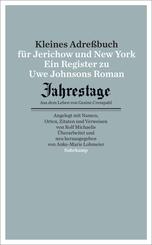 Kleines Adressbuch f&uuml;r Jerichow und New York
