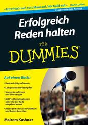 Erfolgreich Reden halten f&uuml;r Dummies