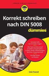 Korrekt schreiben nach DIN 5008 f&uuml;r Dummies