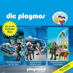 Die Playmos - Die gro&szlig;e Polizisten-Box,3 Audio-CDs