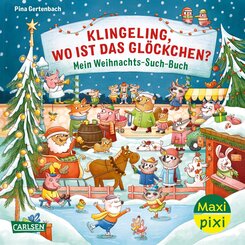 Maxi Pixi 447: VE 5: Klingeling, wo ist das Glöckchen? Mein Weihnachts-Such-Buch (5 Exemplare)