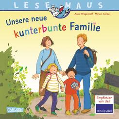 LESEMAUS 170: Unsere neue kunterbunte Familie