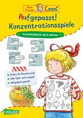 Conni Gelbe Reihe (Beschäftigungsbuch): Aufgepasst! Konzentrationsspiele