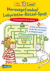 Conni Gelbe Reihe (Beschäftigungsbuch): Herausgefunden! Labyrinthe-Rätsel-Spaß