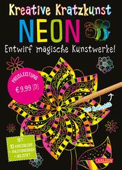 Kratzbilder für Kinder: Kreative Kratzkunst: Neon