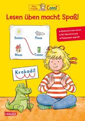 Conni Gelbe Reihe (Besch&auml;ftigungsbuch): Lesen &uuml;ben macht Spa&szlig;!