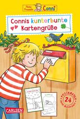 Conni Gelbe Reihe (Besch&auml;ftigungsbuch): Connis kunterbunte Kartengr&uuml;&szlig;e