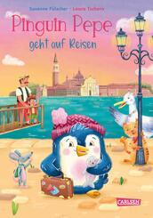 Pinguin Pepe geht auf Reisen