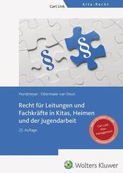 Recht f&uuml;r Leitungen und Fachkr&auml;fte in Kitas, Heimen und der Jugendarbeit