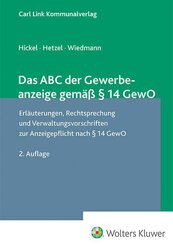 Das ABC der Gewerbeanzeige gem&auml;&szlig; &sect; 14 GewO