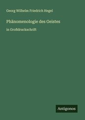 Ph&auml;nomenologie des Geistes