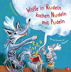 Wölfe in Rudeln kochen Nudeln mit Pudeln - Würzige Tierreime mit Rätselsalat