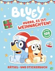 BLUEY - Hurra, es ist Weihnachten! - Rätsel- und Stickerbuch