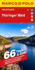 MARCO POLO Freizeitkarte 22 Th&uuml;ringer Wald 1:100.000