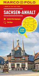 MARCO POLO Regionalkarte Deutschland 08 Sachsen-Anhalt 1:200.000