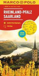 MARCO POLO Regionalkarte Deutschland 10 Rheinland-Pfalz, Saarland 1:200.000