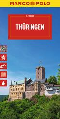 MARCO POLO Reisekarte Deutschland 07 Th&uuml;ringen 1:200.000
