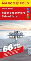 MARCO POLO Freizeitkarte 4 R&uuml;gen und mittlere Ostseek&uuml;ste 1:100.000