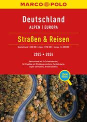MARCO POLO Stra&szlig;en & Reisen 2025/2026 Deutschland 1:300.000
