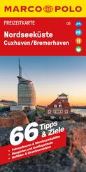 MARCO POLO Freizeitkarte 6 Nordseek&uuml;ste, Cuxhaven, Bremerhaven 1:100.000